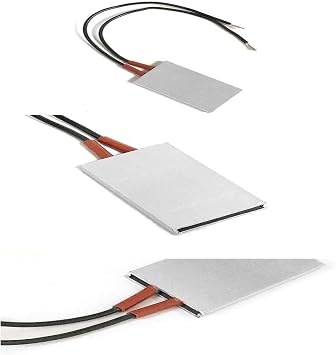 2pcs PTC Heating Element 5W-50W AC DC 12V/110V 80/120/220 Degree consistant Temperature Ceramic Thermostatic (12V 80 Degree)