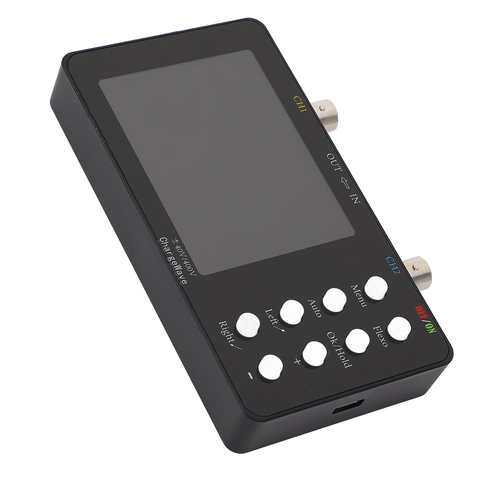 Oscilloscopio Digitale 2 Canali 50MHz con 2 Sonde Incluse Kit Completo Cavo Ricarica Cacciavite