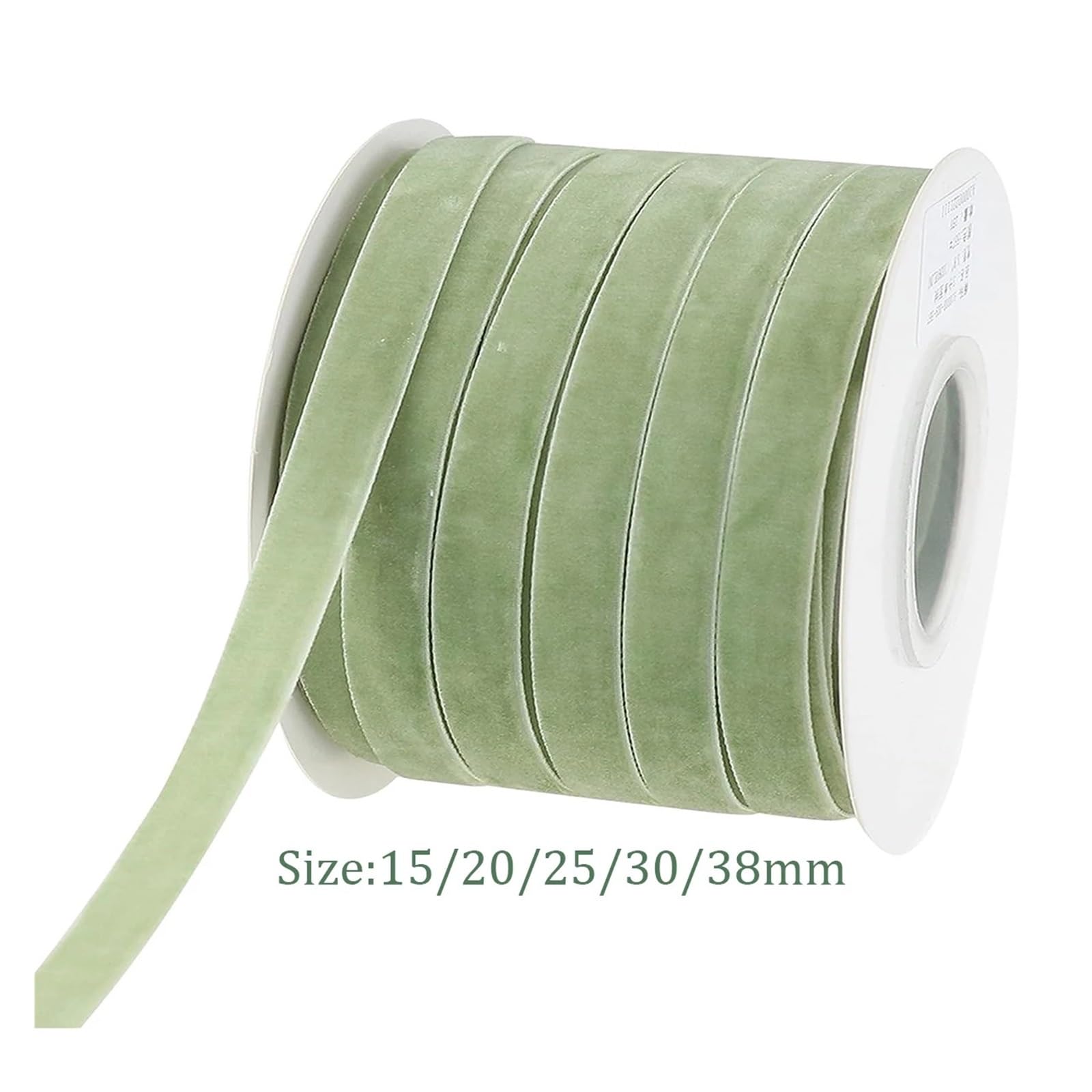 20 Yards rood fluwelen lint verpletterd vintage