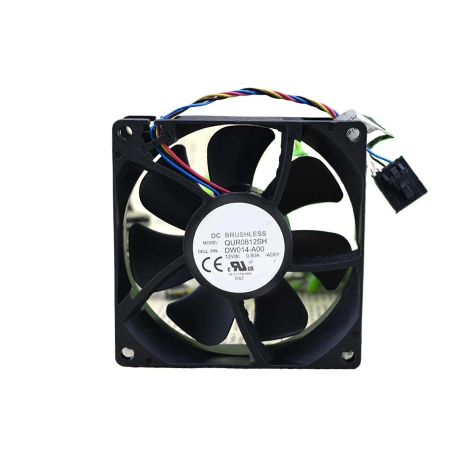 Ventilateur QUR0812SH 80mm d'une grande durabilité pour châssis DC 12V