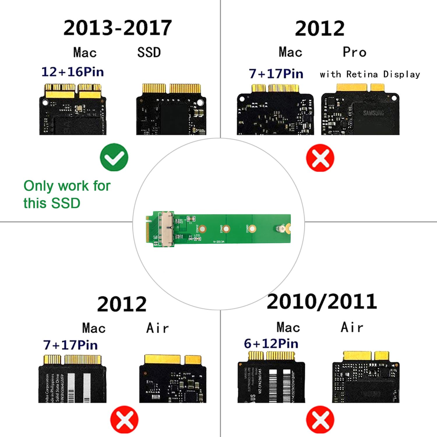 MacBook SSD Adapter - M.2 to M-Key -7