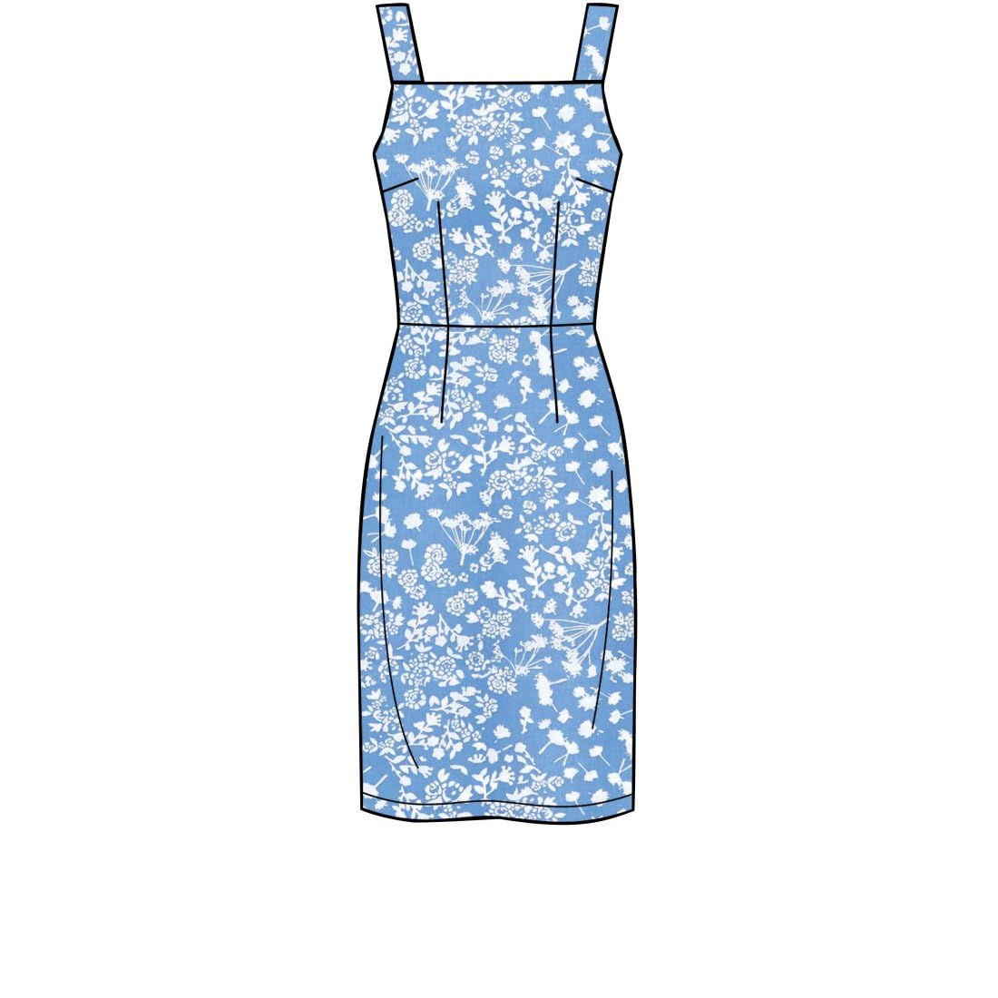 New Look Sewing Pattern Misses' Dresses, Paper, White, Various, UN6615A