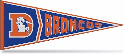 Rico Industries NFL Retro - Alt 12" x 30" Felt Wall Décor Pennant - Great for HomeBed RoomMan Cave Décor