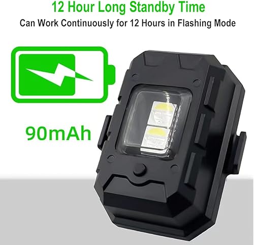 Miniatura 3 de Luces estroboscópicas impermeables para dron, iluminación estroboscópica anticolisión, batería de larga duración RGB luces LED para DJI Mini 2Air