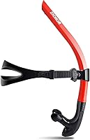 ZIONOR Swim Snorkel for Lap Swimming & Training - Comfortable Mouthpiece, One-Way Purge Valve, Hydrodynamic Design for Pool & Open Water