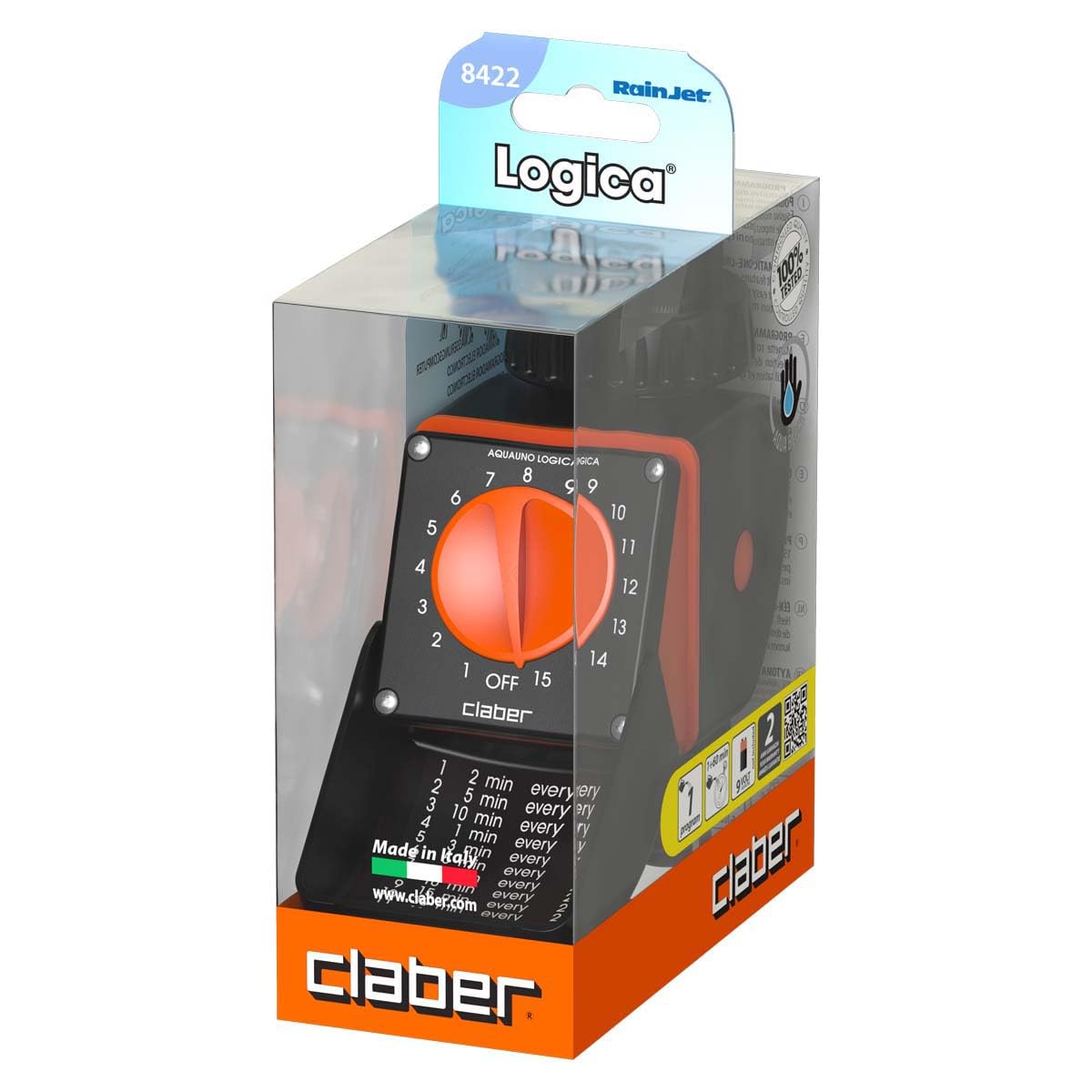 CLABER 8422 CENTRALINA PROGRAMMATORE AQUAUNO LOGICA NEW 15 PROGRAMMI