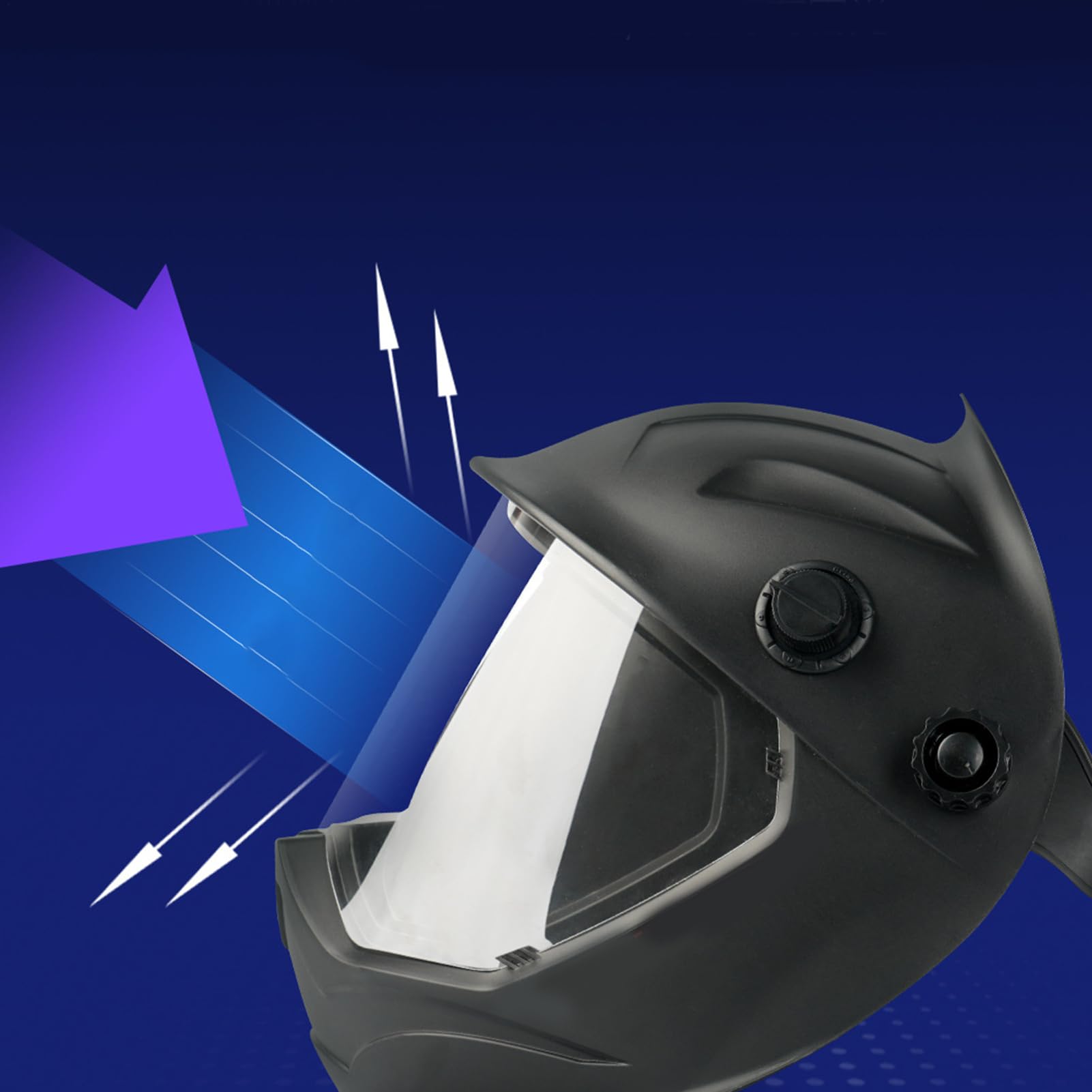 Cascos De Oscurecimiento Automático Protector Facial Antideslumbrante Con | Pantalla Facial De Soldadura Solar Corte Plasma, Reparación Autos, Construcción, Industrial,