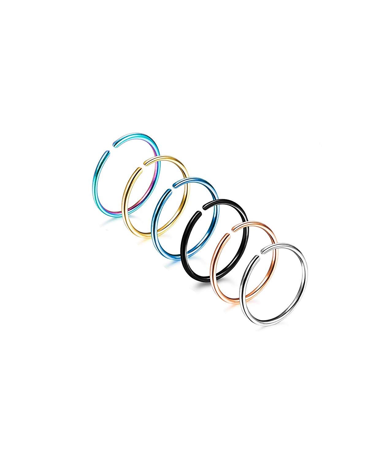 Nose Ring or Silver, blue, antique,golden Plated Nose Ring (Bali) Women and Girls, Free 1 Nosering (B07DCXHGWF) Amazon Price History, Amazon Price Tracker