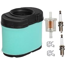 HIFROM Air Filter Cleaner Cartridge Pre Filter Fuel Filter Spark Plug Tune Up kit Compatible with John Deere L120 L118 LA150 LA175 D160 D170 Z425 E160 E170 Z225 Z245 Z435 Lawn Mower
