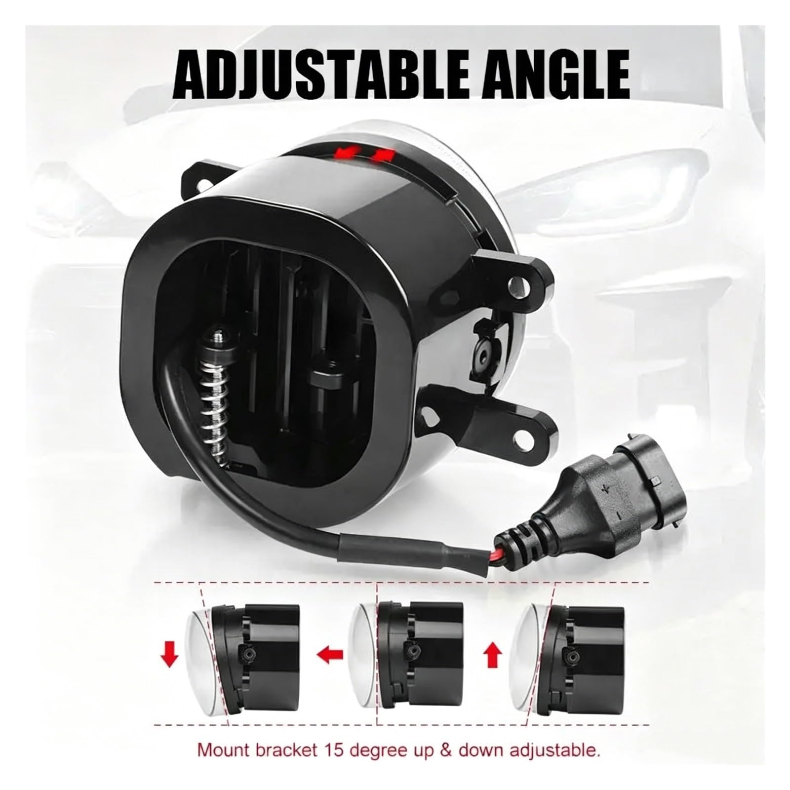Inundacion spot Para Lexus Para GS350 GS450h GS460 2013-2015 Luces Antiniebla LED De 3,5 Pulgadas Lámparas Conducción Lentes H11(2PCS No DRL)