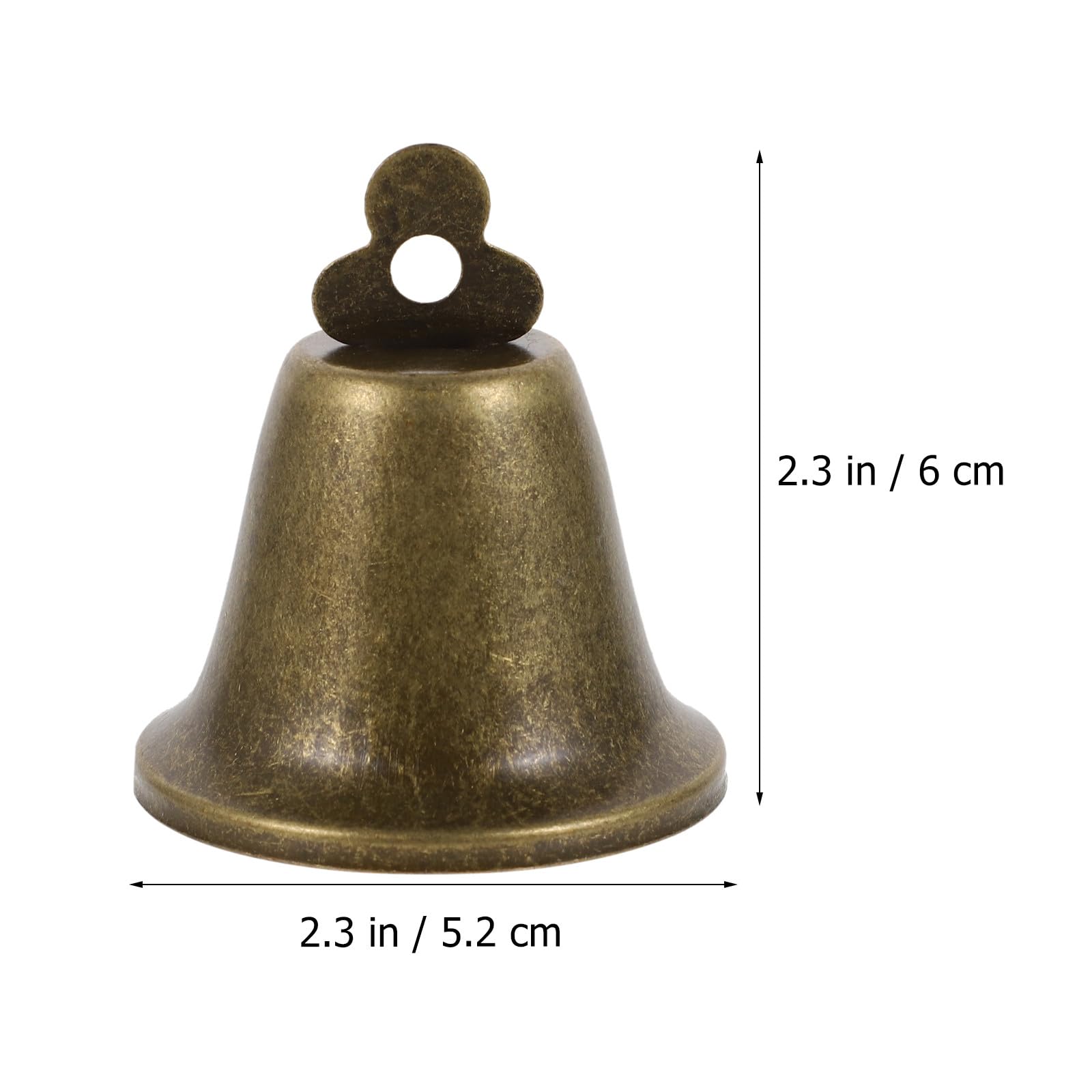 CALLARON Campanas de Hierro para Ganado Vintage 52mm Bronce Antiguo 5 Piezas