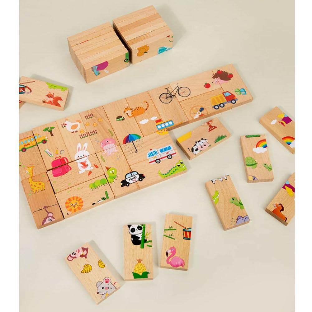Gioco Montessori di Abbinamento dei Numeri in Legno | Blocchi Riconoscimento Numeri, Giocattolo Cognizione Matematica Precoce, Gioco Educativo Tavolo Conteggio Abbinamento
