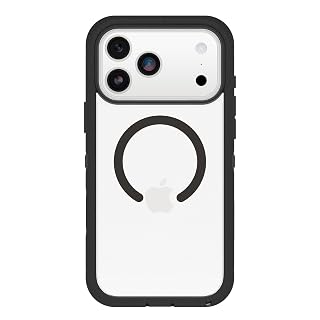 OtterBox iPhone 17 Pro Max Defender Series Pro XT Clear Case - Dark Side - Black - Tough, Rugged & Durable iPhone Case, Snaps on MagSafe - Amazon product rated Grade A