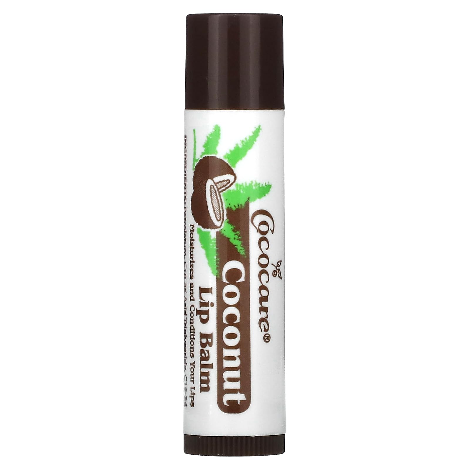 Cococare Cocacare coconut Lip Balm With Natural Coconut Oil - 0.15 Oz