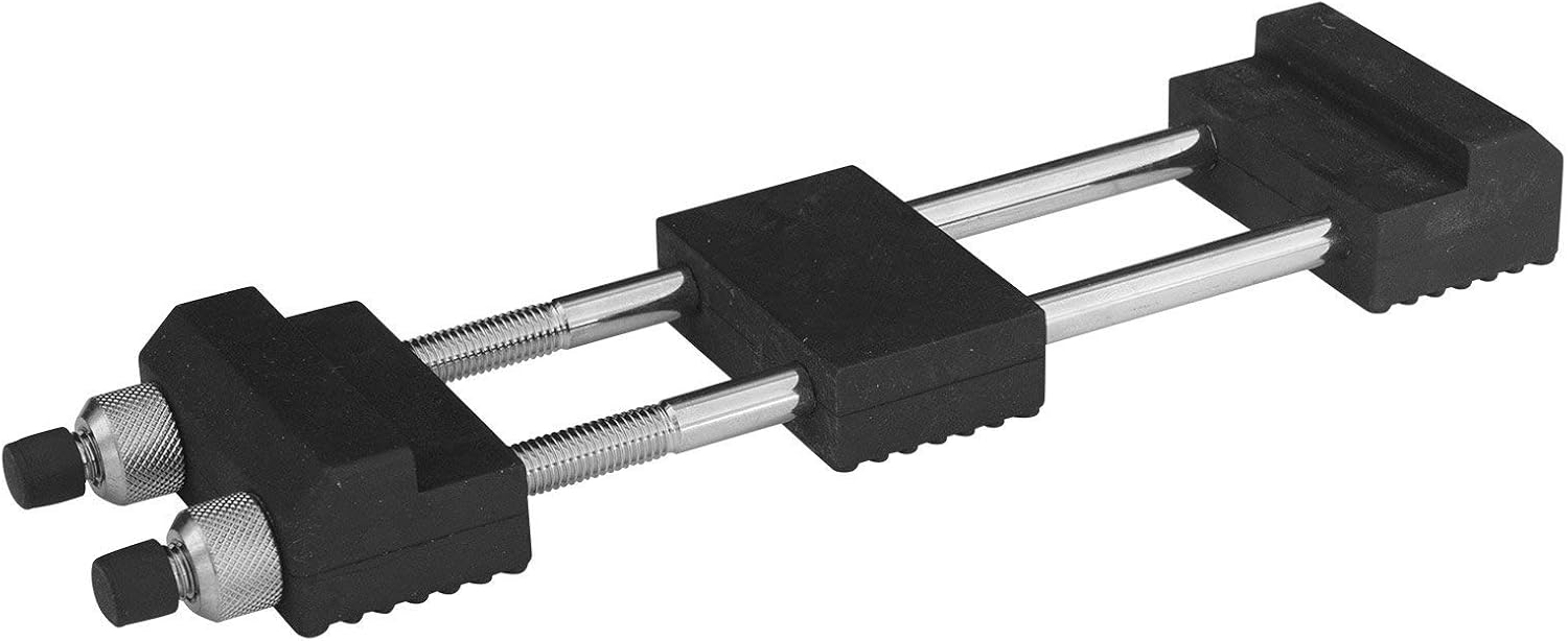 DMT D8F Dia-Sharp Diamond Knife Sharpener, Fine Diamond Sharpening Stone, 8-Inch & POWERTEC 71013 Sharpening Stone Holder, Adjustable 5-1/2-Inch to 9-Inch Whetstone Knife Sharpener