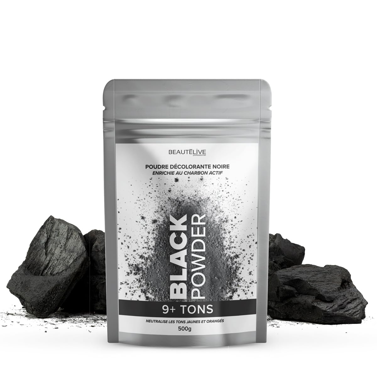 Beautélive - Poudre Décolorante Noire au Charbon - 500g