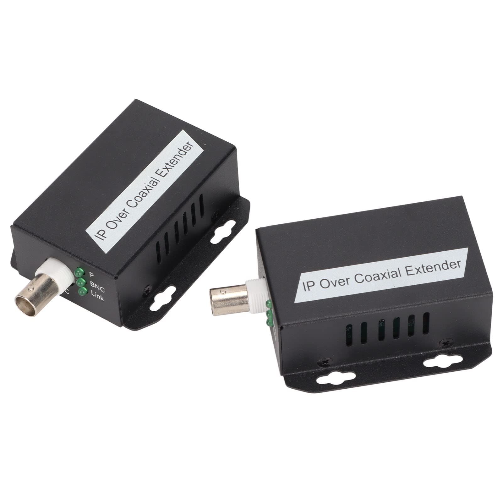 Adattatore Ethernet Extender da 2 pezzi, Extender Ethernet con interfaccia RJ45 e coassiale, Extender di comunicazione bidirezionale per rete di computer, Plug and Play con buon
