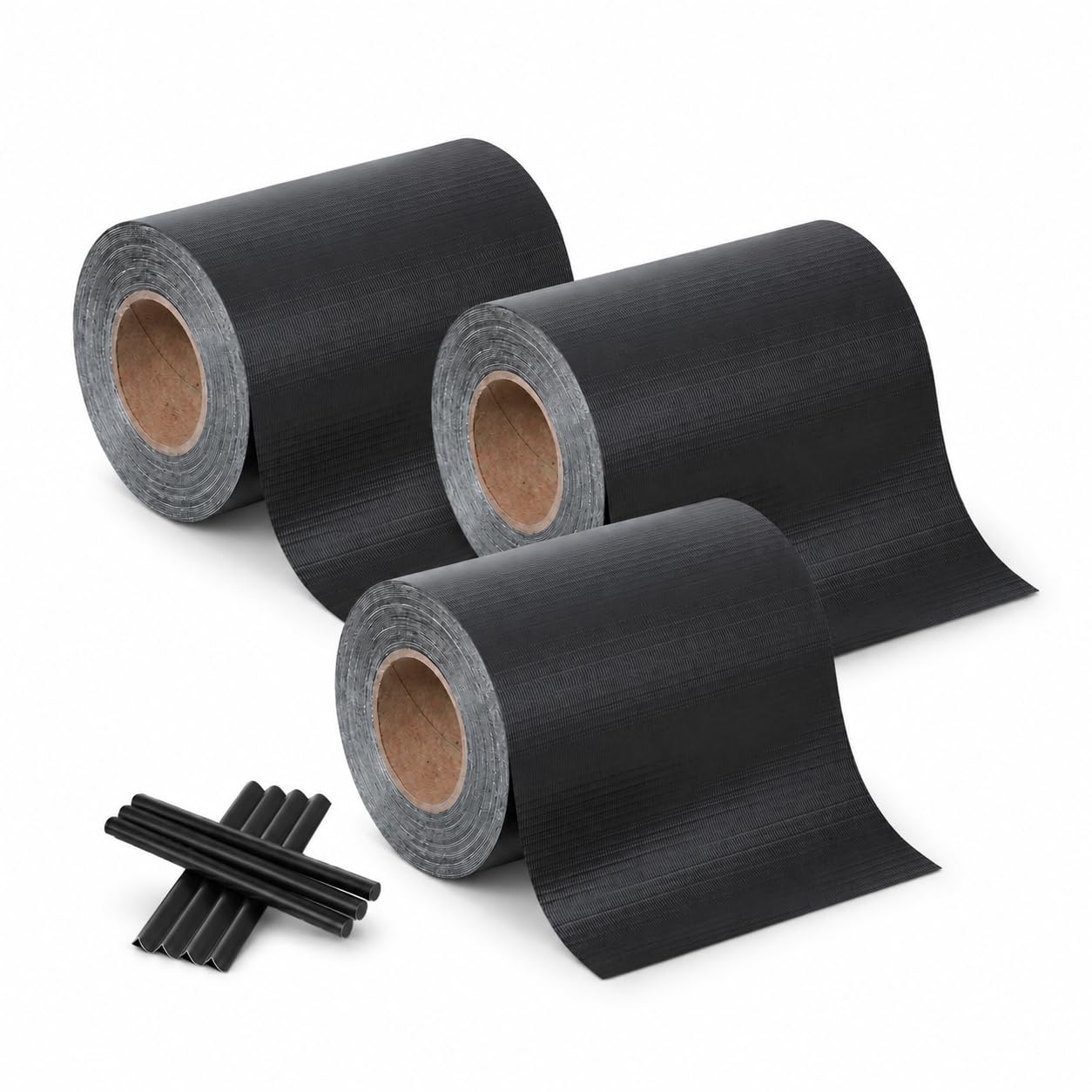 Sillar Frangivista Recinzione in PVC, Rotolo Frangivista Giardino 105m (3 pezzi-35 m x 19 cm), 450 g/m², Grigio Scuro, con Clip, Resistente UV e Intemperie, per Balcone Terrazza Esterno