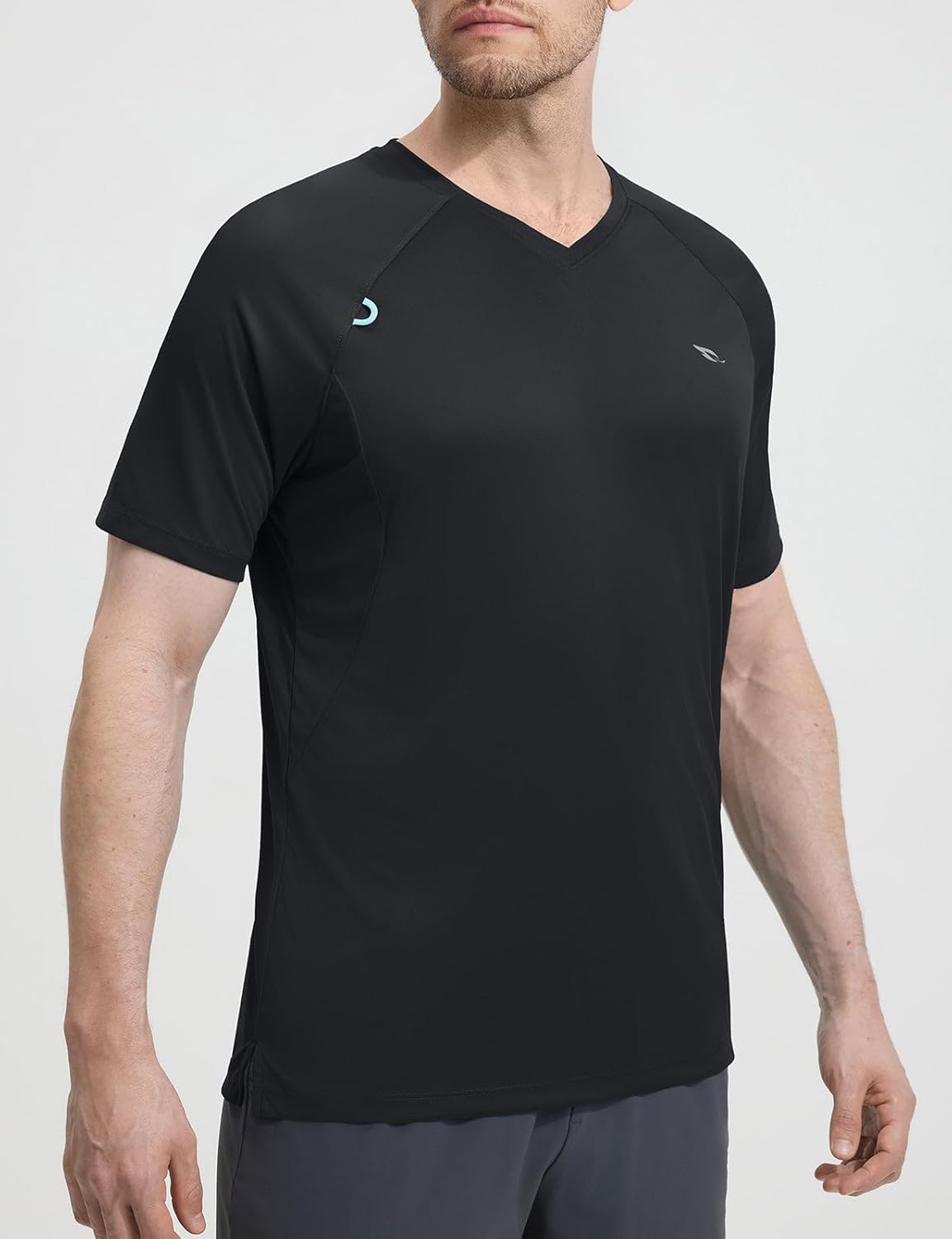 baleaf Men's Rash Guard Sun Shirt UV Protection Quick Dry Lightweight UPF 50+ Athletic Short Sleeve SPF T-Shirts Swim Summer - Image 3