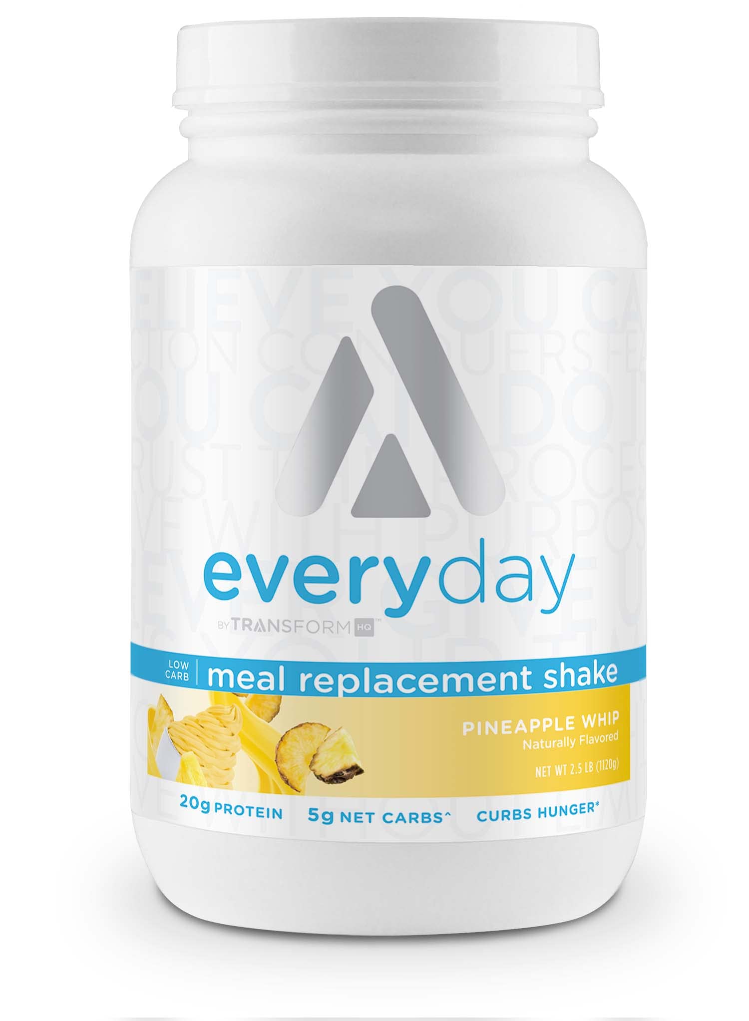 TransformHQMeal Replacement Shake Powder 28 Servings (Pineapple Whip) - Gluten Free, Non-GMO