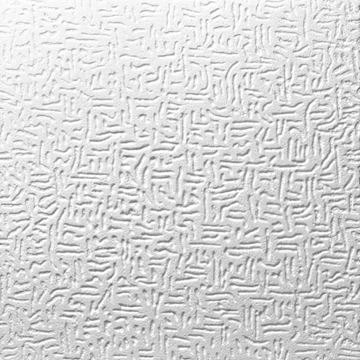 Pannelli Polistirolo per Pareti e Soffitto Interni, Pannelli Decorativi 50x50 cm, Spessore Medio 7 mm, Effetto 3D Isolante Termico - Confezione 10 mq (40 Pannelli), Colla Inclusa per Montaggio (B013)