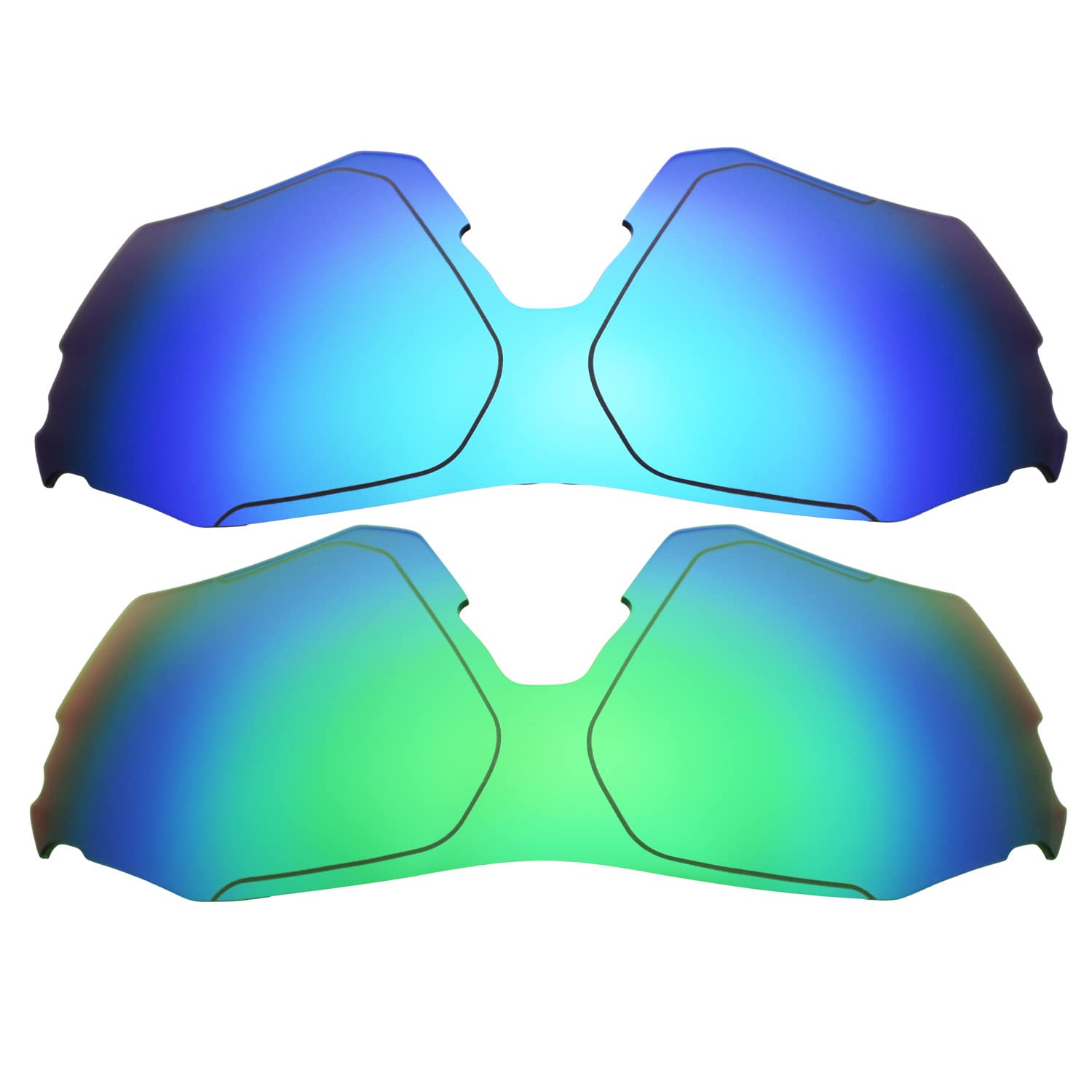 Verres EVZero Range bleu vert pour vos sorties vélo et sessions de trail - 7