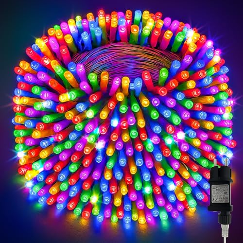 SINGCHUNGTE 500 LED Lichterkette Aussen, 52M Lichterkette Außen...