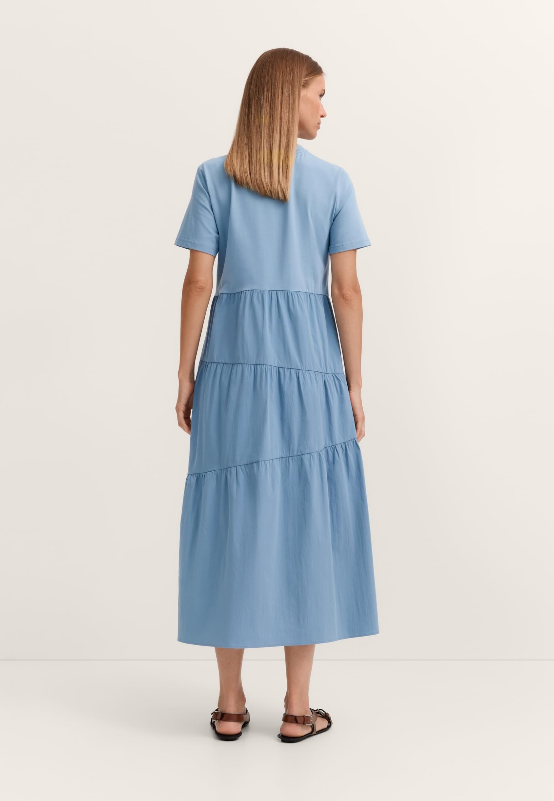 bugatti Damen Sommerkleid W1385-12308 Modern Fit mit Raffungen und Rundhals