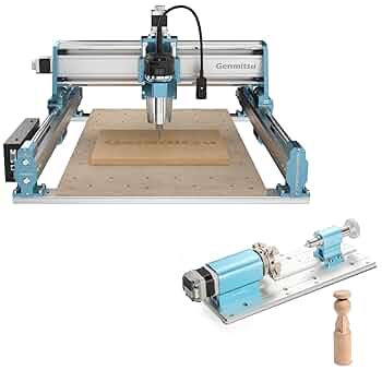 SainSmart Genmitsu 4040-PRO MAX CNC Router + 4th Axis Rotary