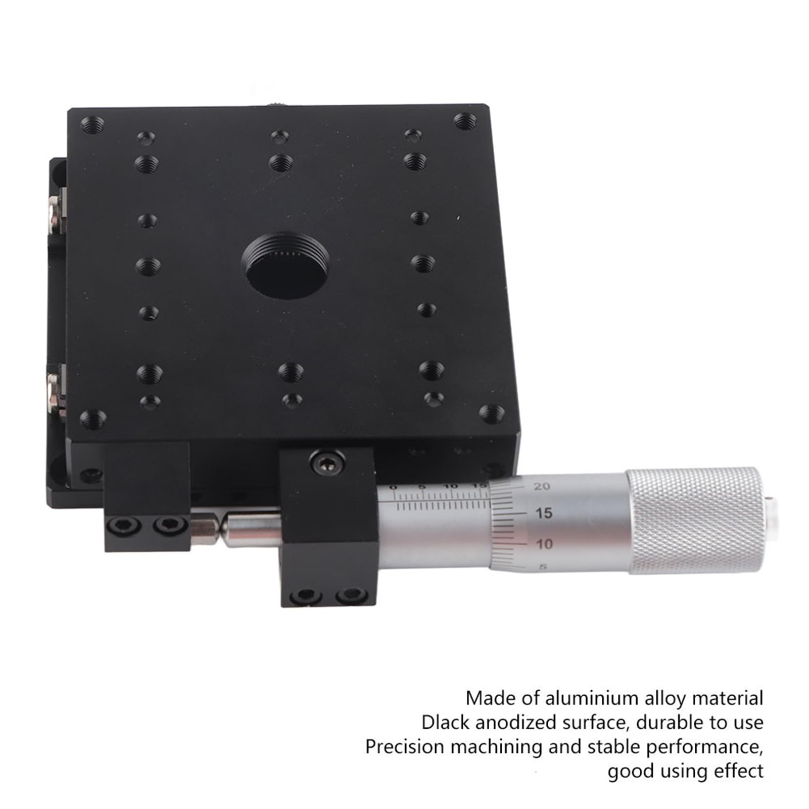 Respicefinem X Cross Roller Linear Stages Semx80-As Micrometer Manual Slide Table Linear Stages Cross Roller Guide 80x80mm X Linear Stages