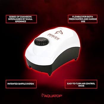 Amazon.com : Aquatop Breza Fusion Aquarium Air Pump BZF-400