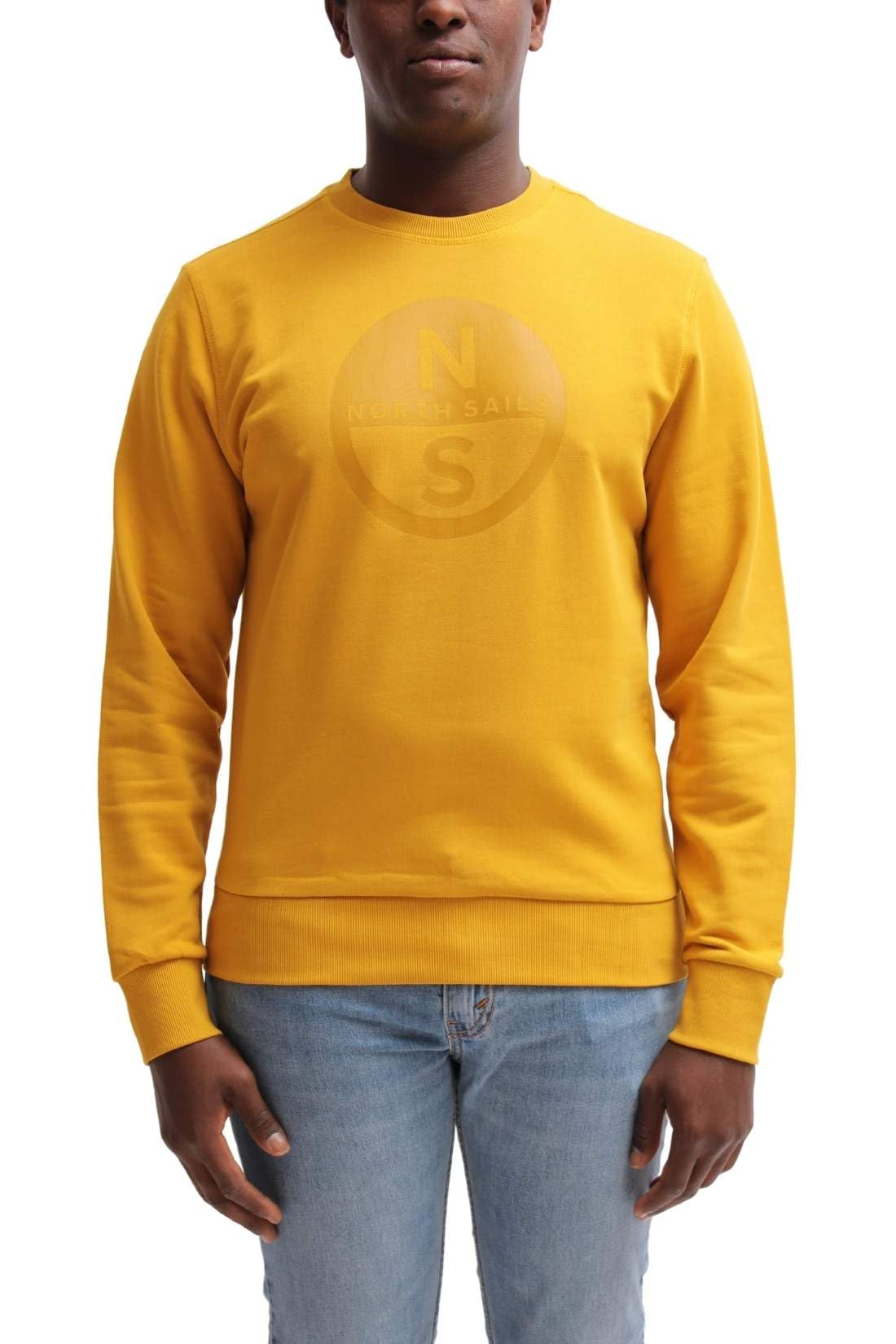 NORTH SAILS Letnia bluza męska z nadrukiem logo graficznym - rozmiar S