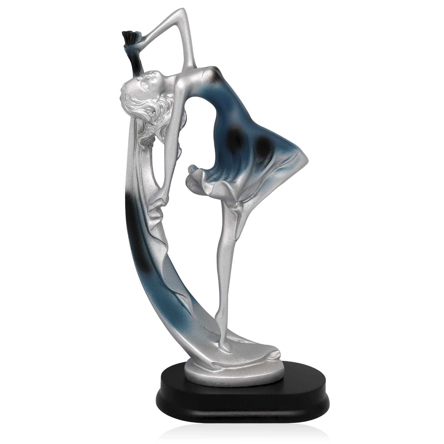 Figurines de fille danseuse ornement vivant pour table et salon