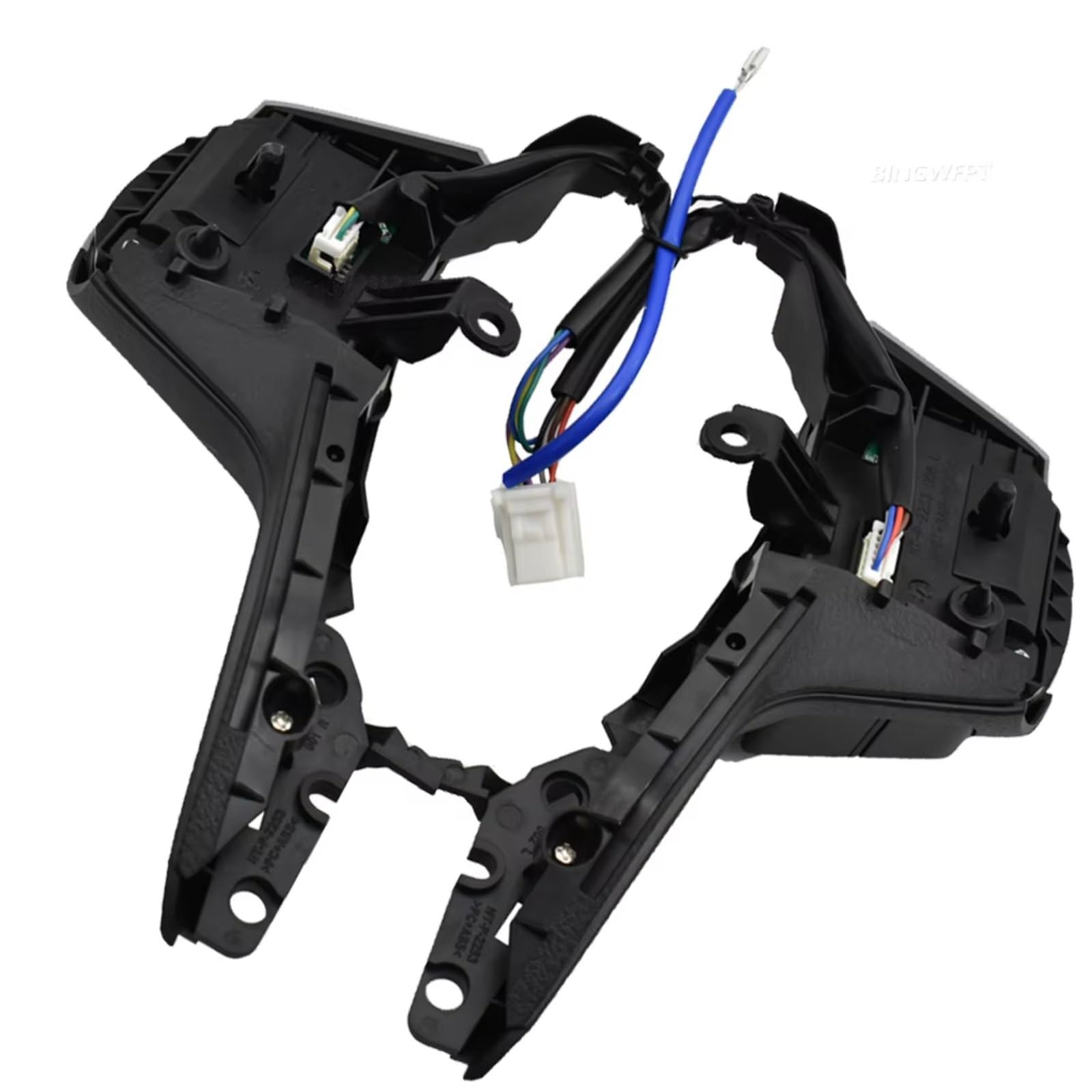 Compatible con Toyota para Innova 2015 2016 2017 2018 2019 2020 2021 Coche Multifunción Volante Control De Audio Interruptor De Botones De Crucero Interior Coche