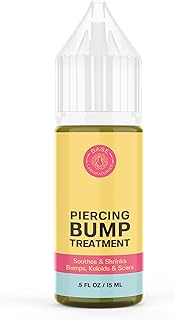 Base Labs Piercing Bump Treatment | Keloid Bump Removal | Healing & Soothing Piercing Aftercare - Bump & Scar Shrinking Drops | for Ear & Nose with Lavender & Rosemary Essential Oils | 0.5oz / 15ml