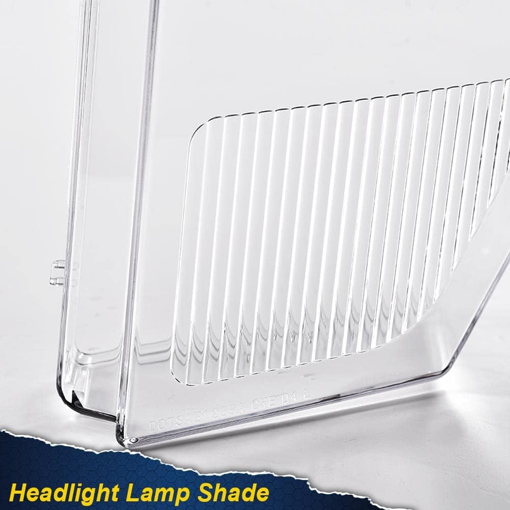PIT66 Headlight Lens Cover, Compatible with 2009-2014 Ford F150 Clear