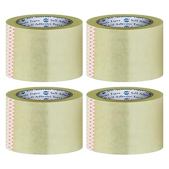 VCR Self Adhesive Transparent Cello Tape - 65 Meters in Length - 72mm / 3