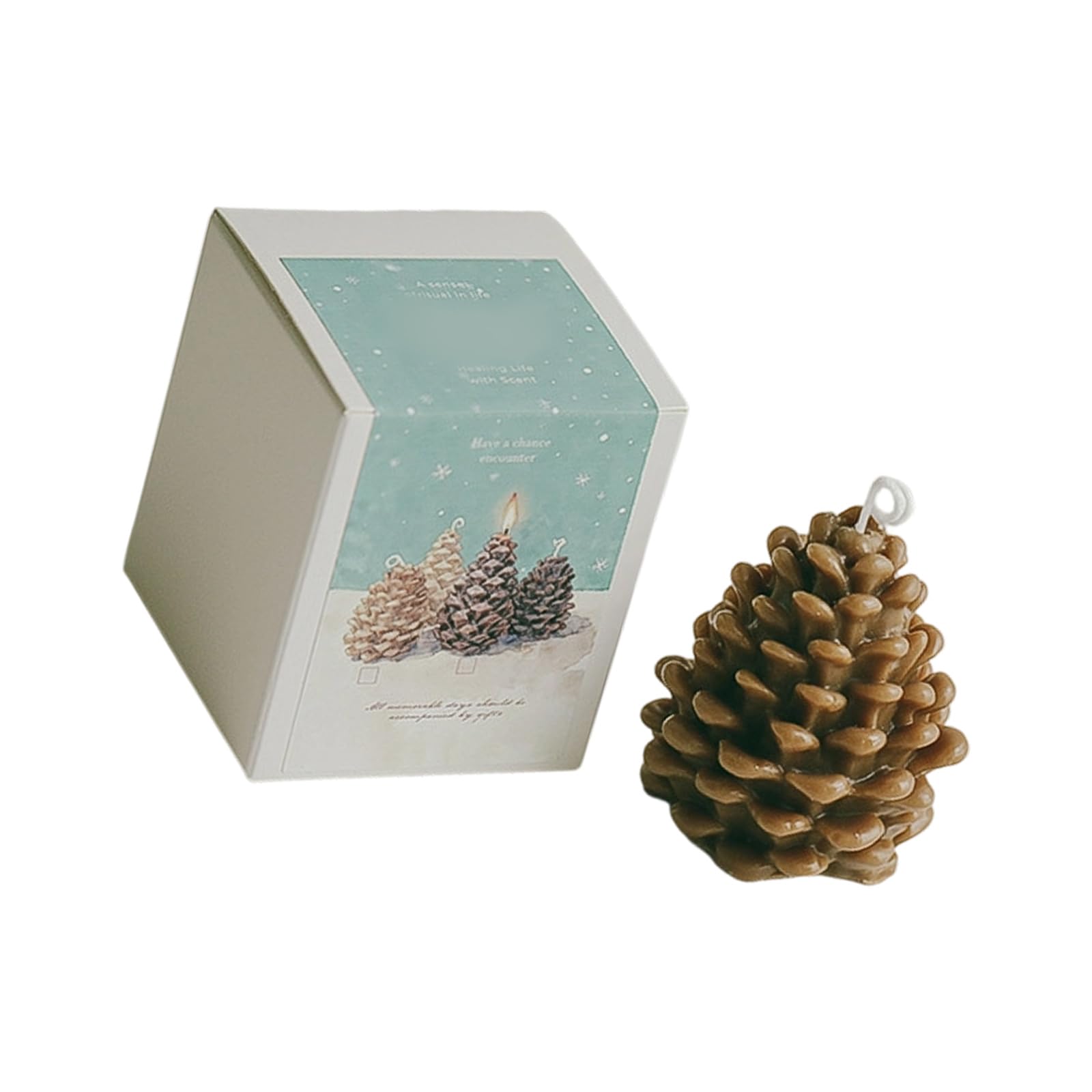 carotoe Festival Pinecone Fragrances Natural Essential Oil Soys Waxes Blend for Seasonal Decoration Table Centerpiece Christmas Party Supplies