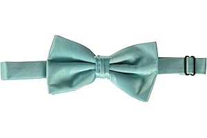 MEN'S SATIN SOLID BOW TIE