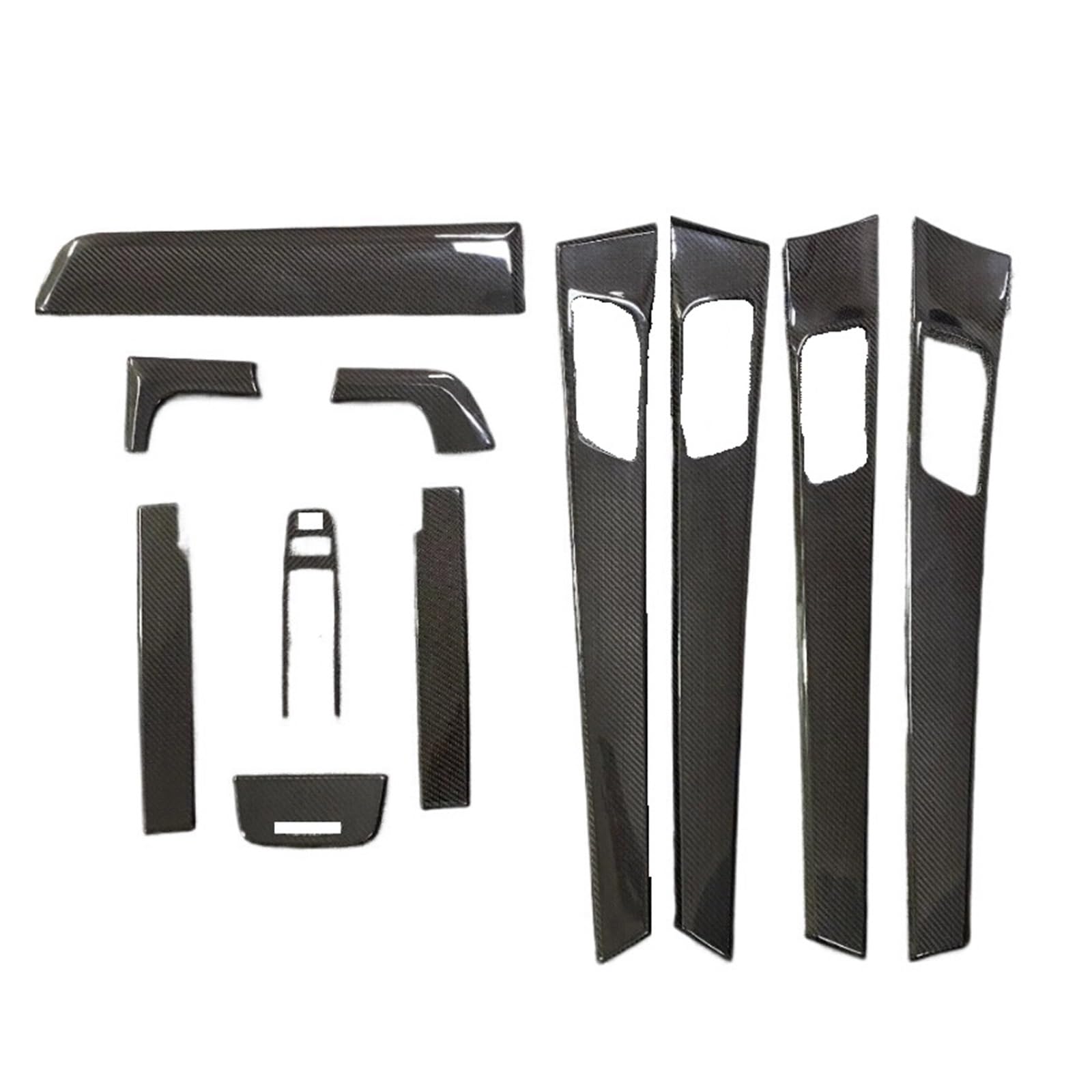 Carbon Fiber Door Panel Sticker Compatible for Porsche Panamera