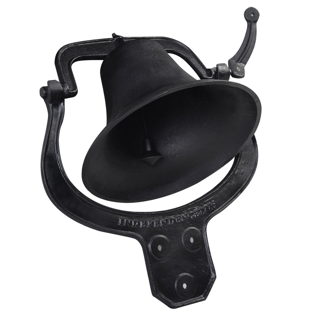 GHP 21x14x23.5 Outdoor Church School Antique Vintage Style Large Cast Iron Dinner Farm Bell product thumbnail 4