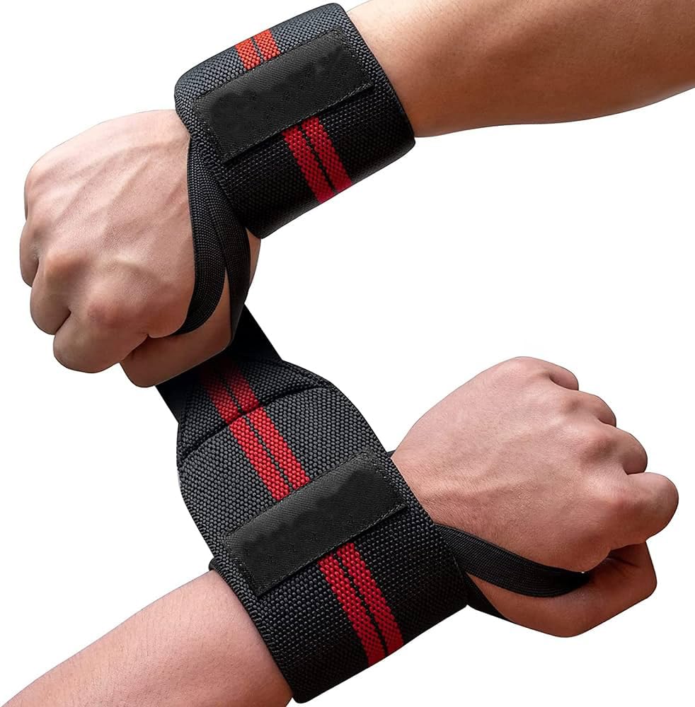Wrist Supporter for Gym Wrist Band for Men Gym & Women with Thumb Loop Straps - Wrist Wrap Gym Accessories for Men Hand Grip & Wrist Support Sports Straps for Gym, Weightlifting-image-35