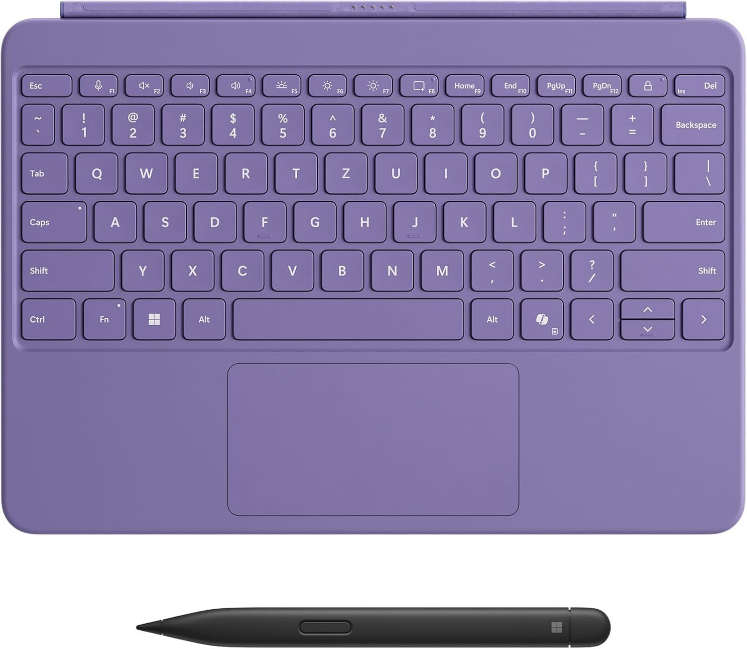 Microsoft Tastiera Surface Pro 12'' con Slim Pen | Compatibile con Surface Pro 12'' | Viola