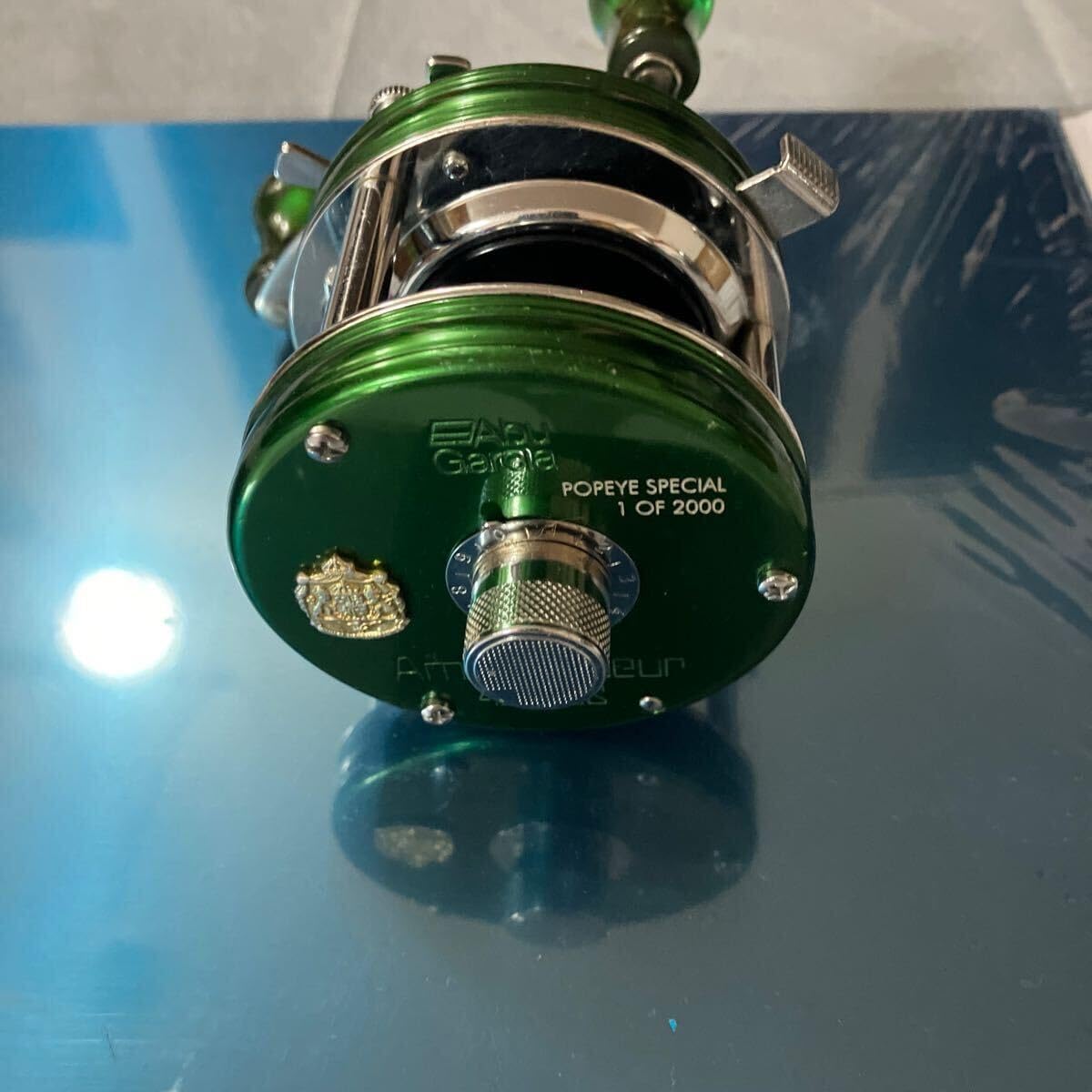 トラウト ベイトリール オールドリール風 丸型 リール シルバー