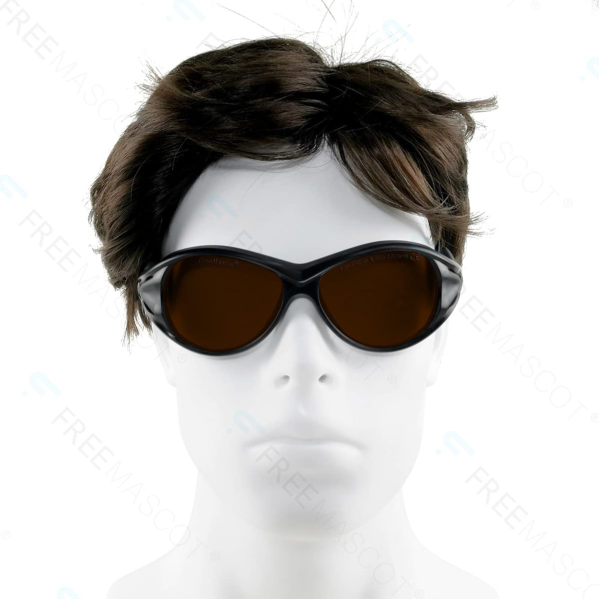 Lunettes de sécurité professionnelles OD 6+ 190 nm-550 nm/800 nm-1700 nm pour laser de 405 nm, 445 nm, 450 nm, 520 nm, 532 nm, 808 nm 980 nm, 1064 nm, 1080 nm, 1100 nm