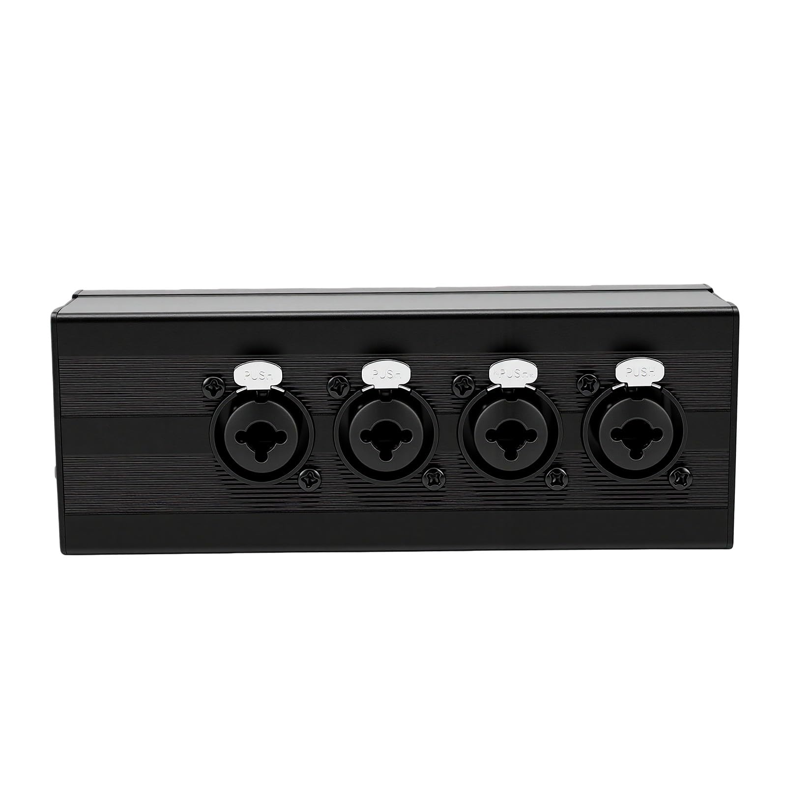 Cryfokt XLR Splitter Box 4 Way Durable Converter for Mixing Consoles and