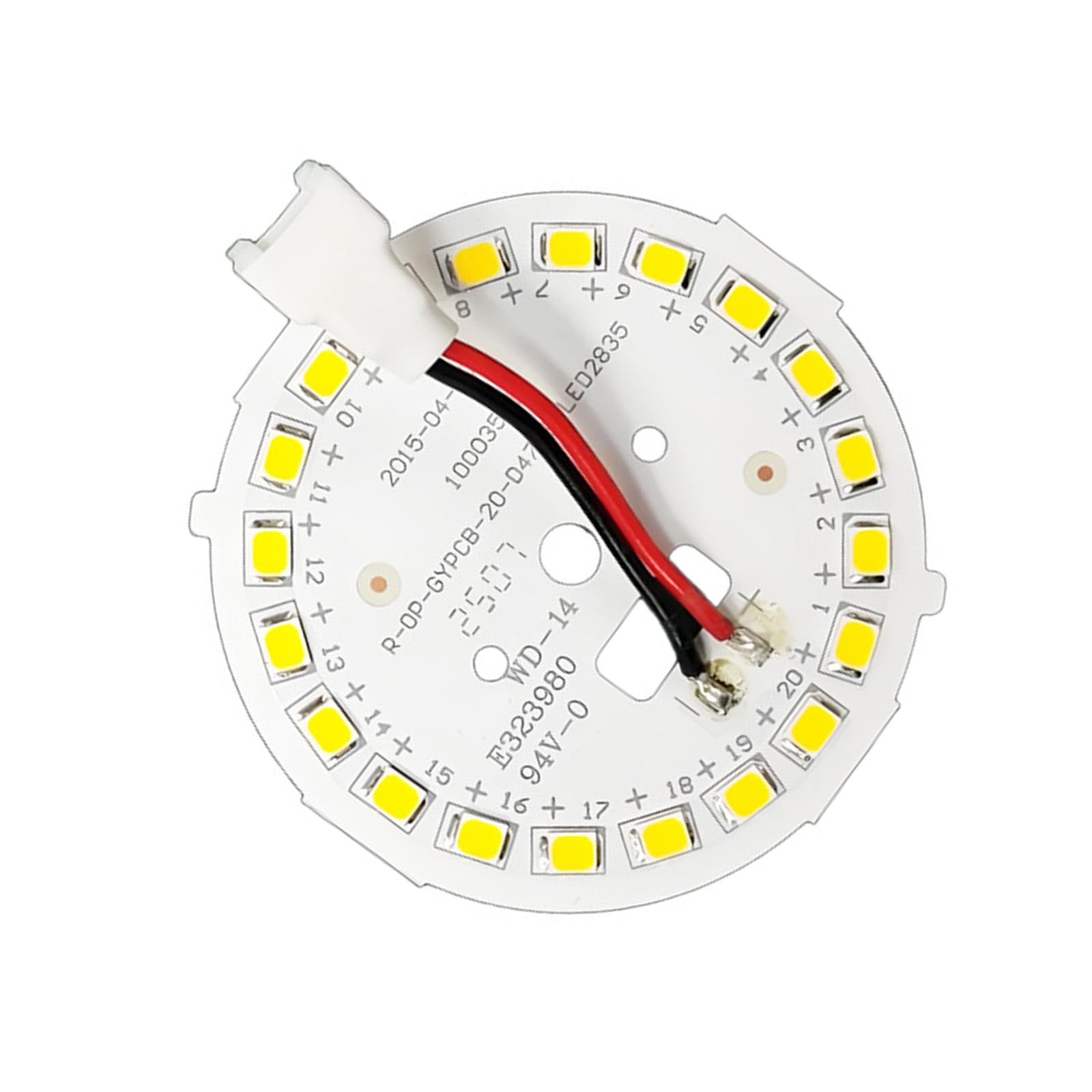 Kalttoy 4000K White LED Lighting Panel Replacement Part for Home Commercial Use Long Lifespans and User Friendly Household LED Light Sheet