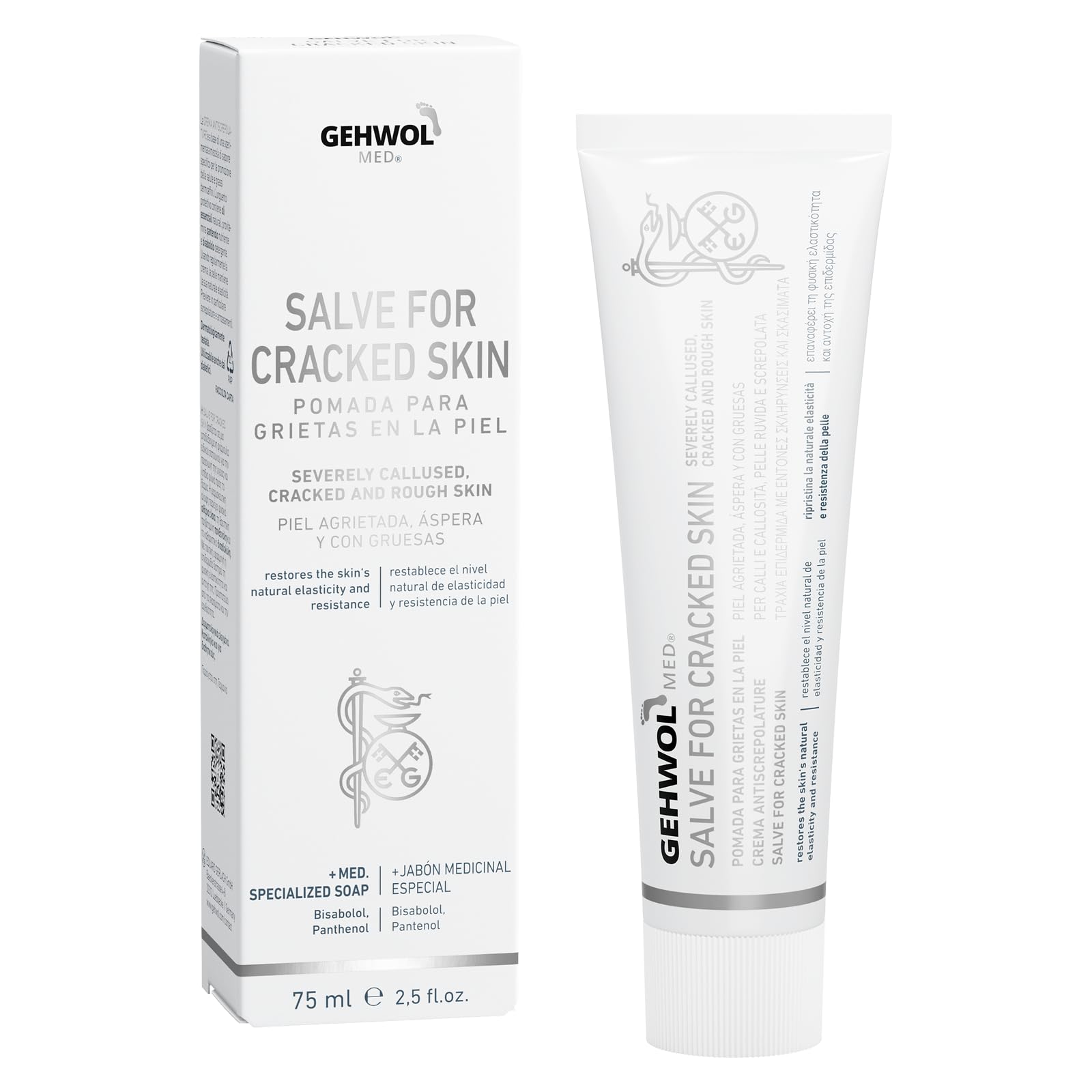 Gehwol Med Salve for Cracked Skin 75 ml. transparent