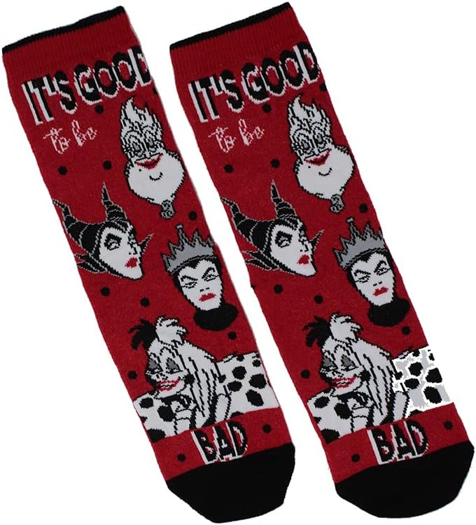 Disney Villains It's Good To Be Bad Women's Socks