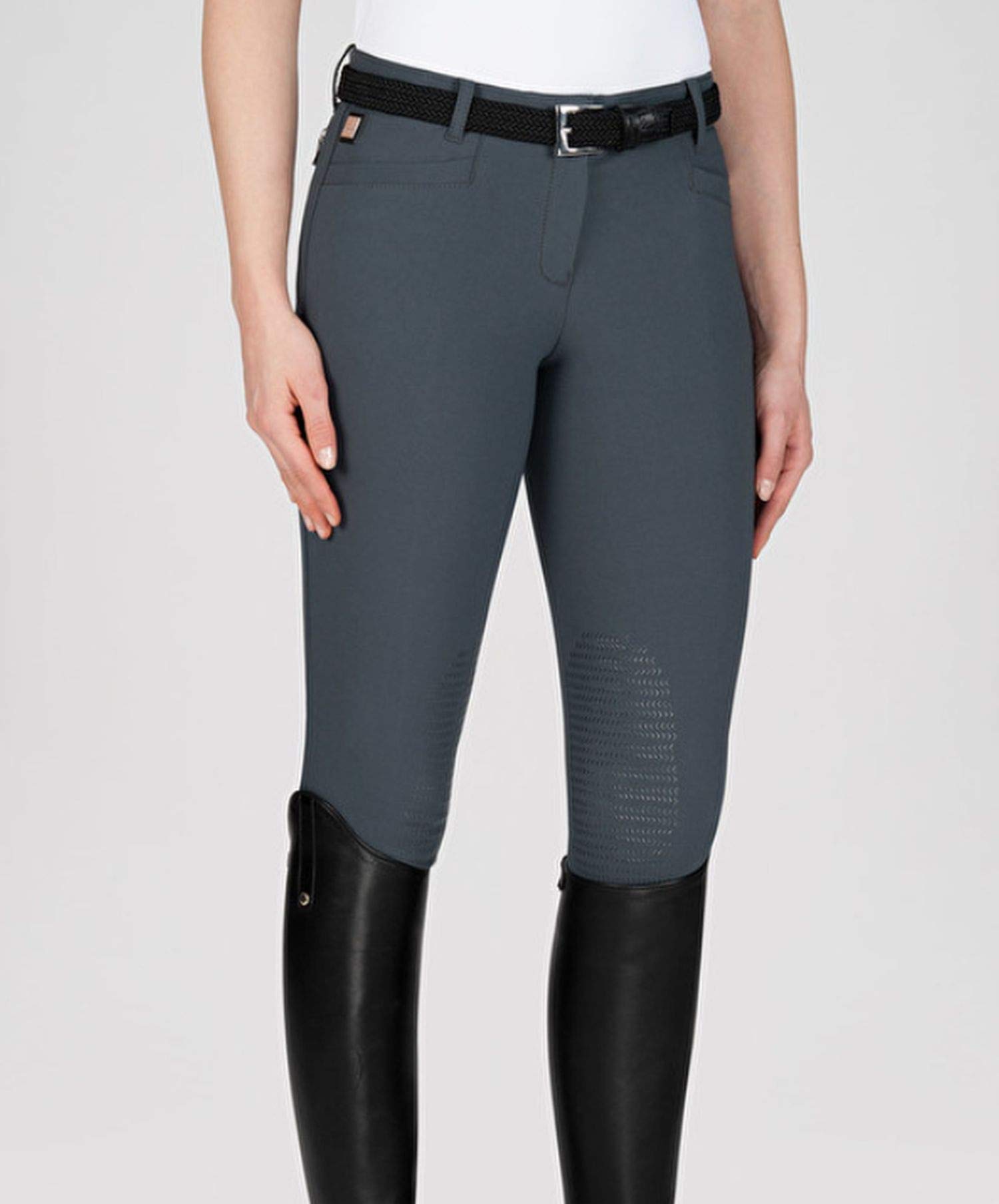 Equiline Ash Grey 42 - Pantalones de equitación para mujer